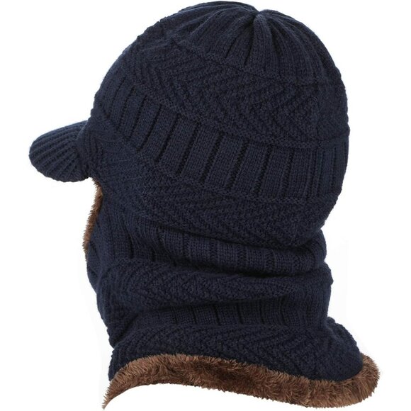 Winter Balaclava Thermal Ski Beanie Hat with Neck Warmer for Cycling and Skiing - Picture 2 of 7